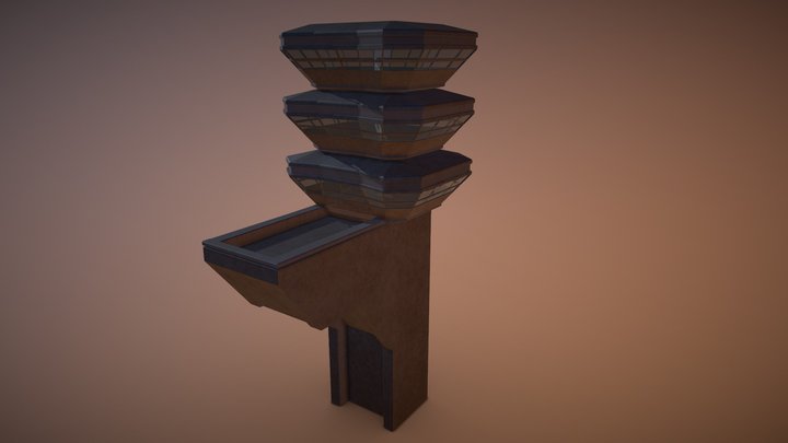 Apex Control Tower 3D Model