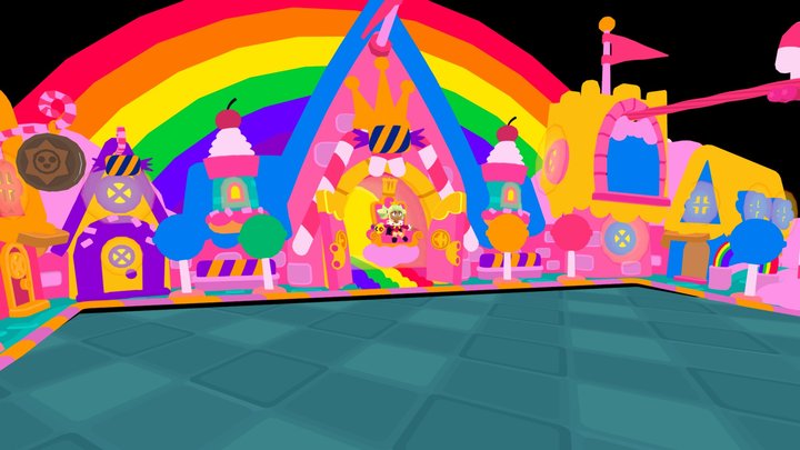 CandyLand Environment 3D Model