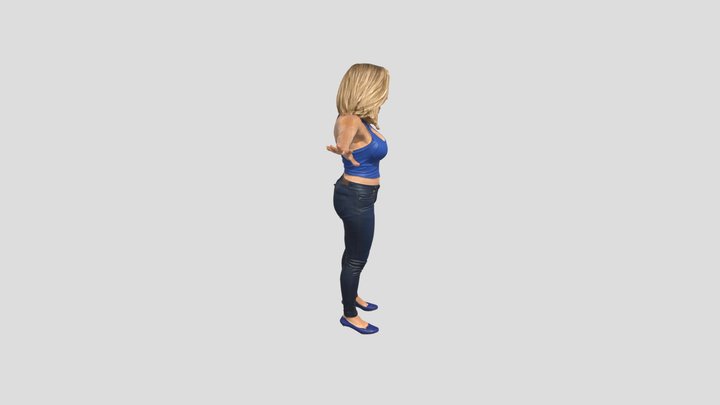 Estela Human 3d Model 3D Model