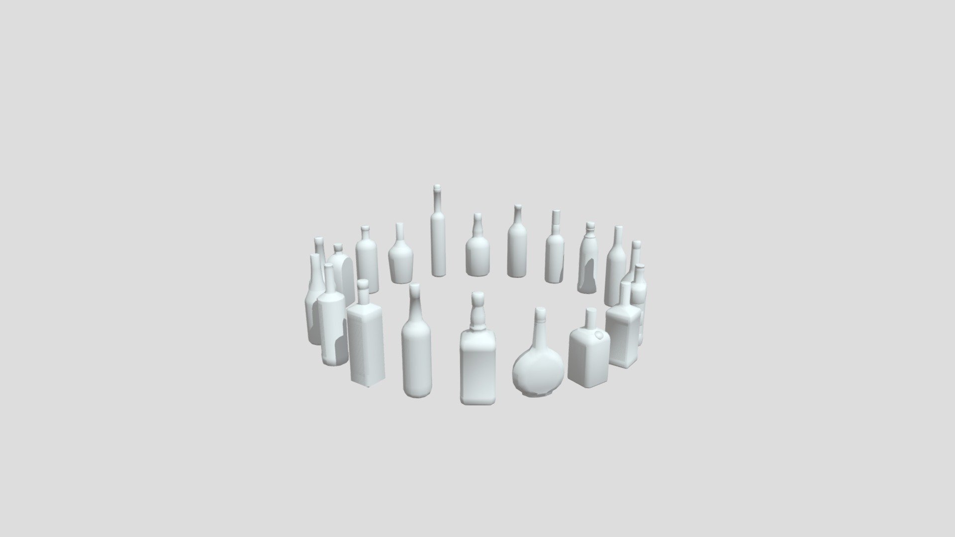 Liquor bottles