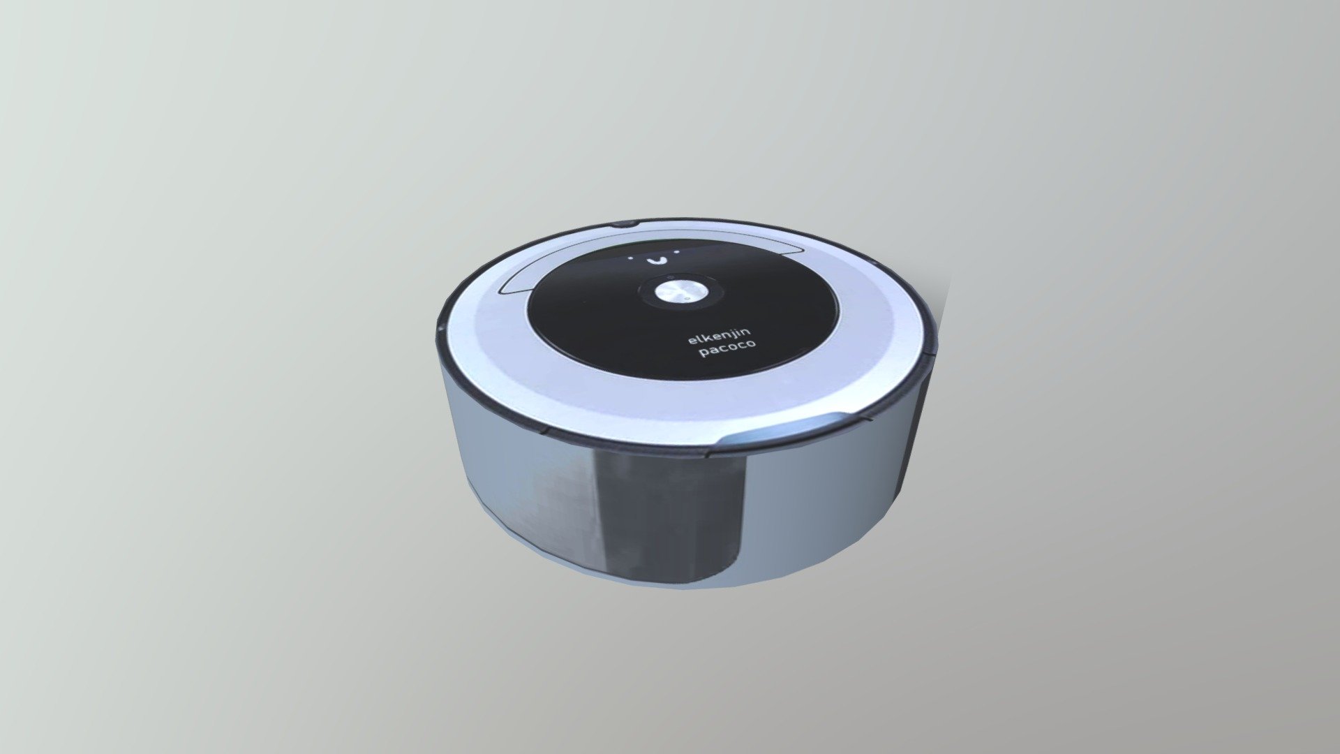 Oculus home- moving roomba — Sketchfab embed 3D viewer