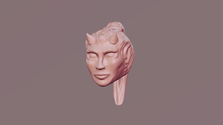 Creature head 3D Model