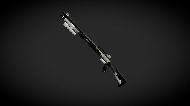 XM1014 | Black Tie 3D Model