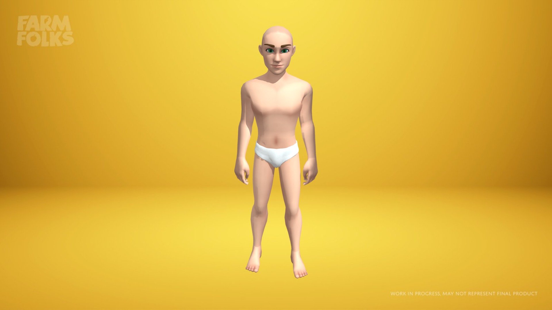 Waving Animation Male [farm Folks] 3d Model By Crytivo [b20b07e