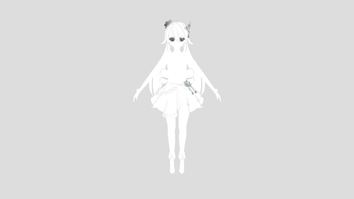 fanart-hutao-in-idol-outfit-genshin-impact 3D Model