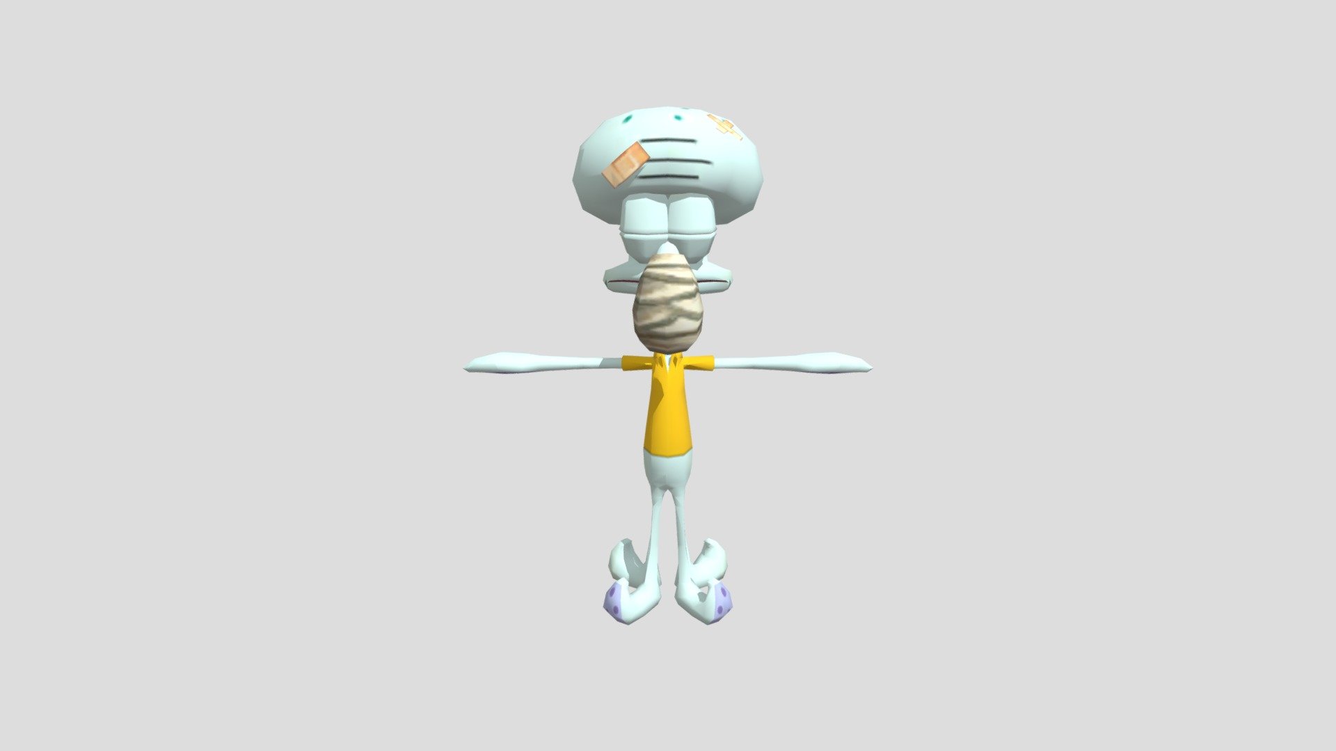 - Squidward Tentacles - 3D model by amyluvzrob [b20c1d2] - Sketchfab