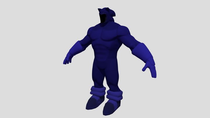 batman sonic 3D Model