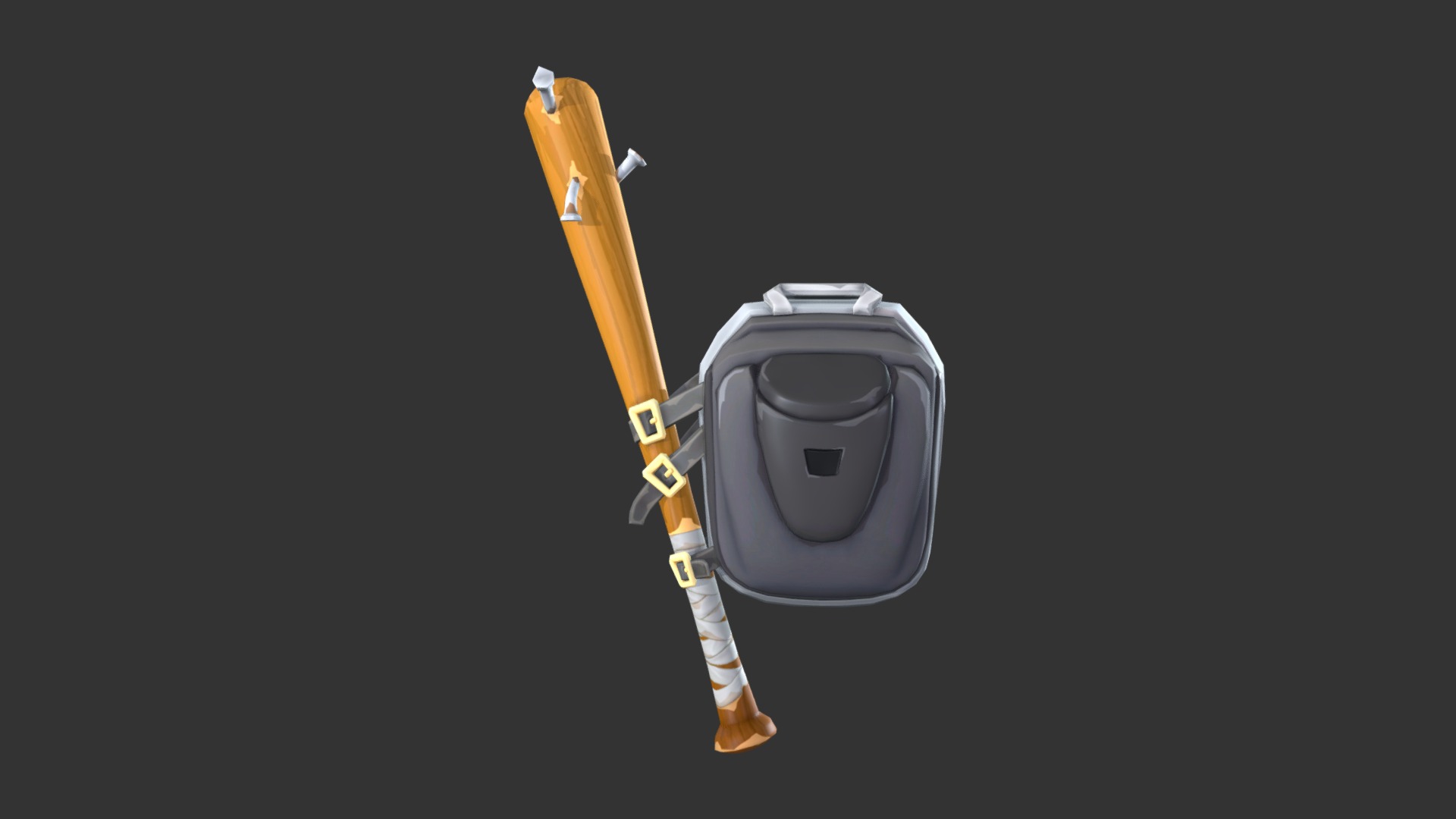 Bat Attitude Back Bling 3D model by Fortnite Skins (fortniteskins