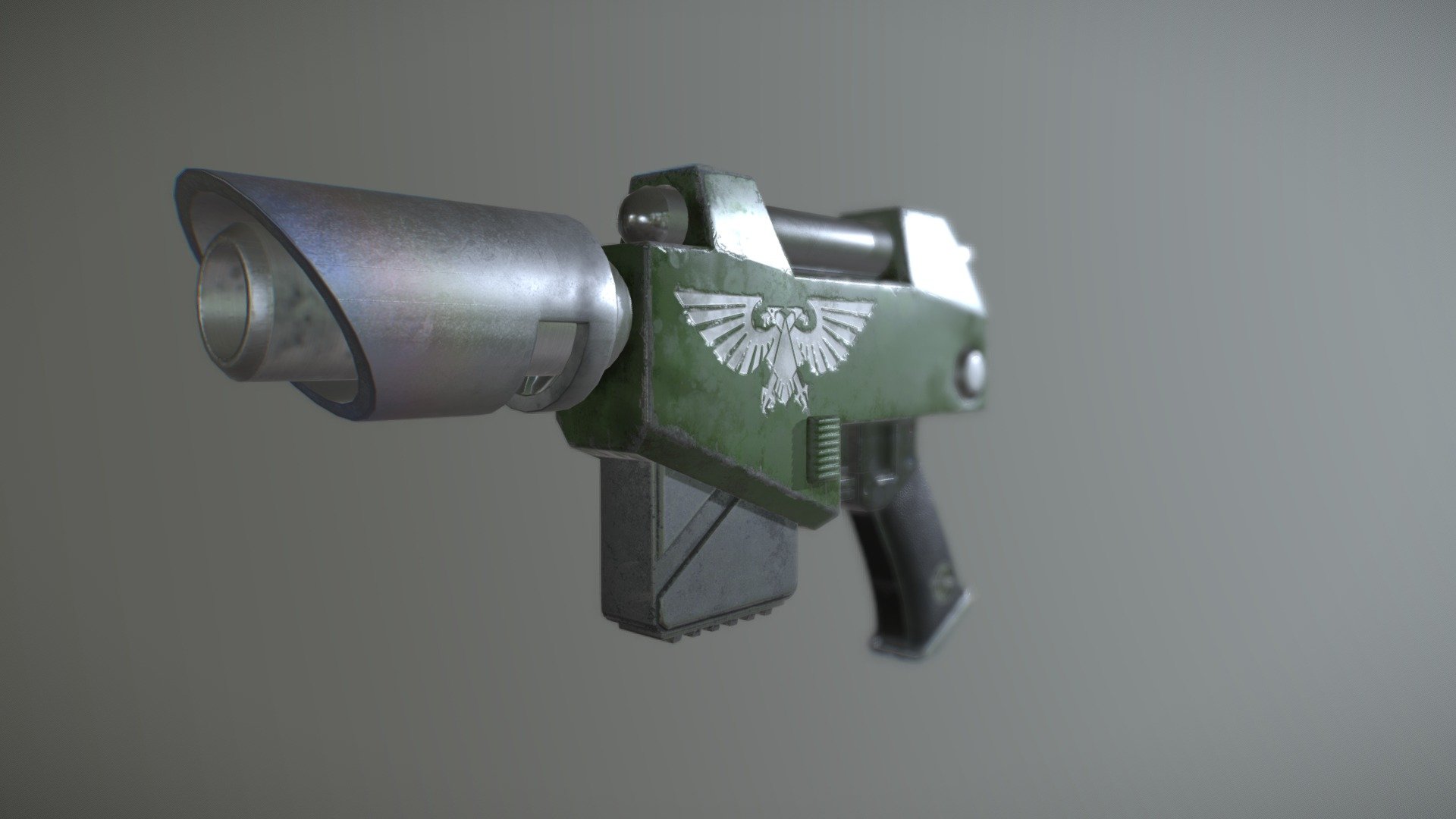 Warhammer40k LasPistol - 3D model by jordan51592 [b20d36b] - Sketchfab