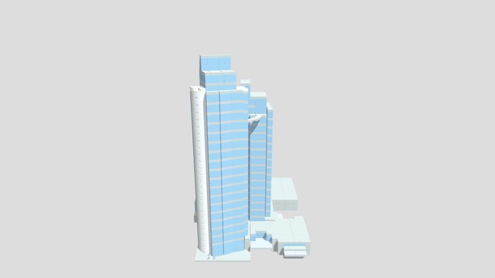 Nation_Towers_v.2 3D Model
