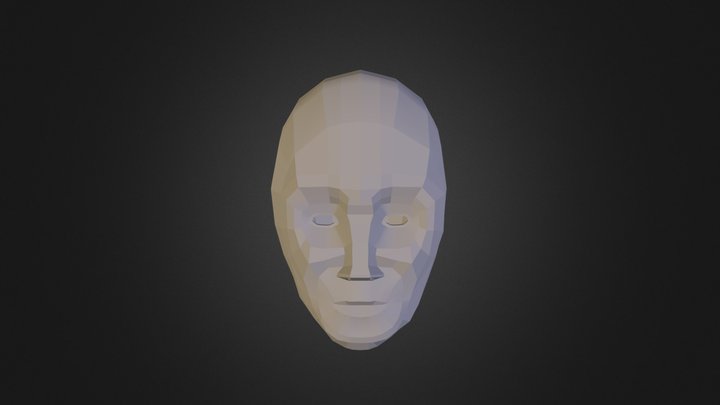 Figure Polygon - Head 3D Model