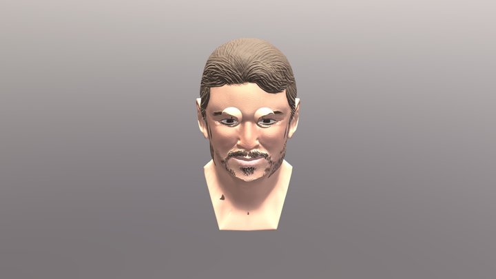 Pedro Pascal Bust 3D Model