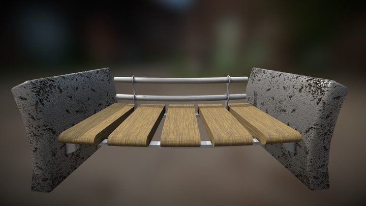 Bench 3D Model