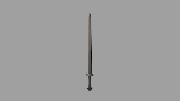 Viking Longsword 3D Model