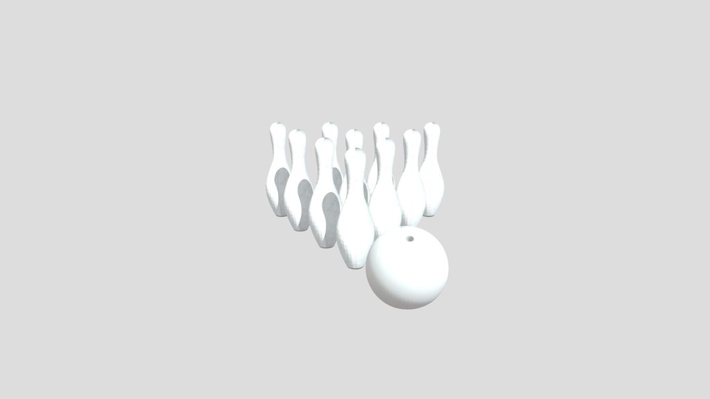 Bowling Bottle And Ball