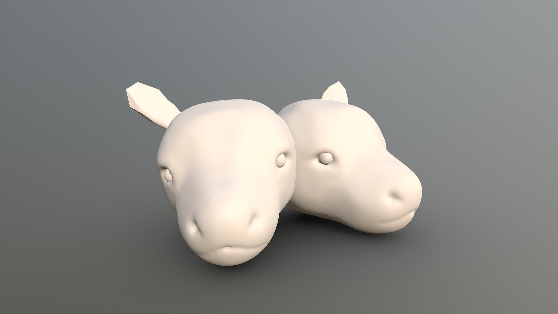 Double Headed Cow Charm