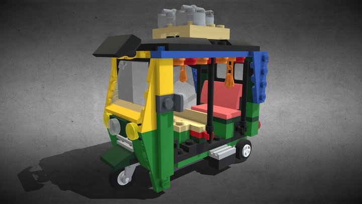 LEGO Tuk-tuk - 40469 3D Model