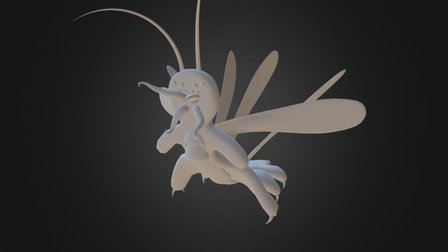 薑餅蟲 3D Model