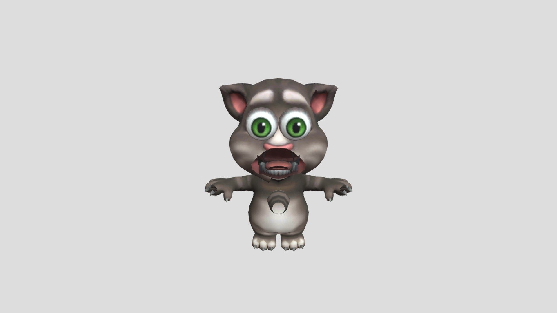 talking tom 1999 glitched - Download Free 3D model by Romeo rios vr  (@rrios2027) [b212704]