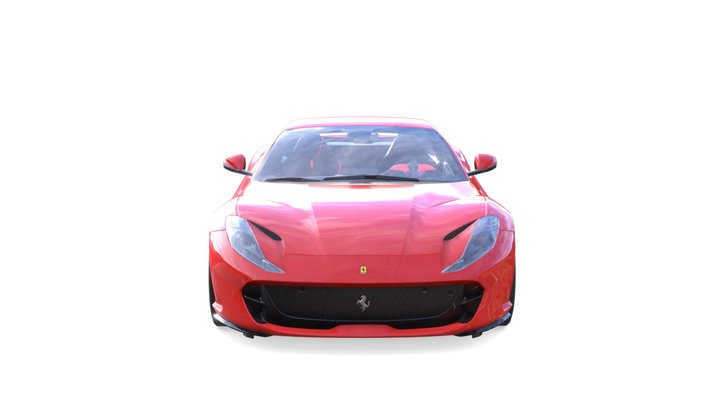 2017 Cavallo 812 Superfast 3D Model