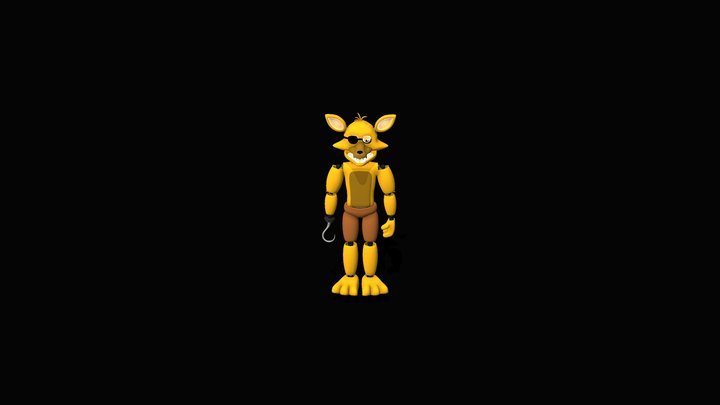 Unwithered-foxy 3D Model