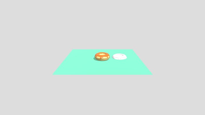 First Donut 3D Model