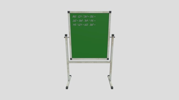 School board 3D Model