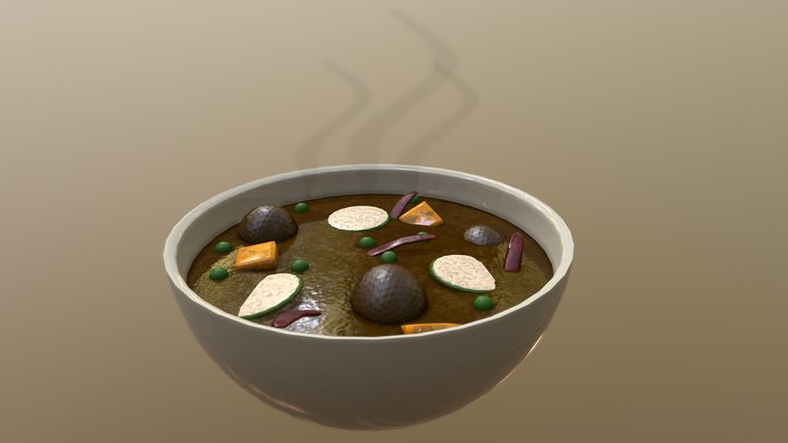 Dish Prop 3D Model