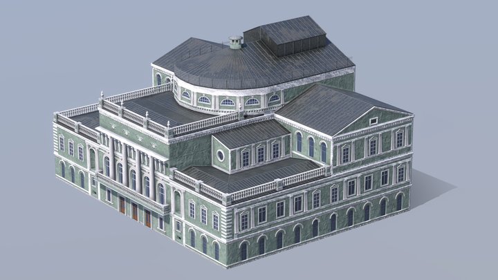 Saint-Petersburg theatre building 3D Model