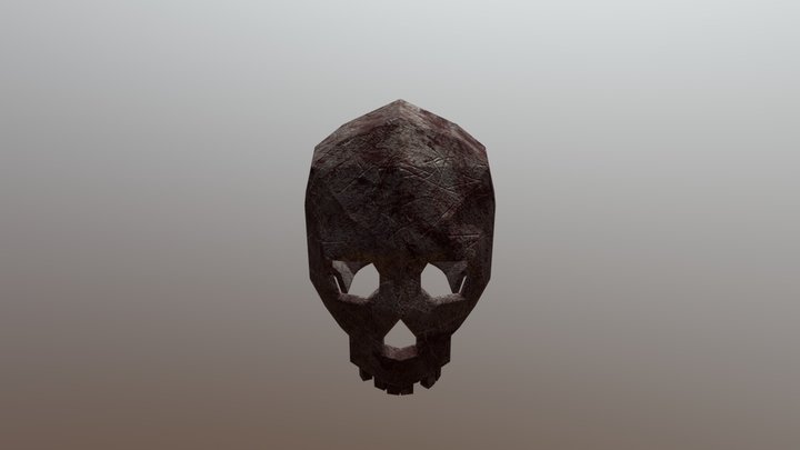 Bloody Skull 3D Model