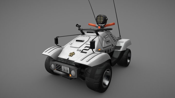 Mobile Police Patlabor: Type 98 Command Car 3D Model