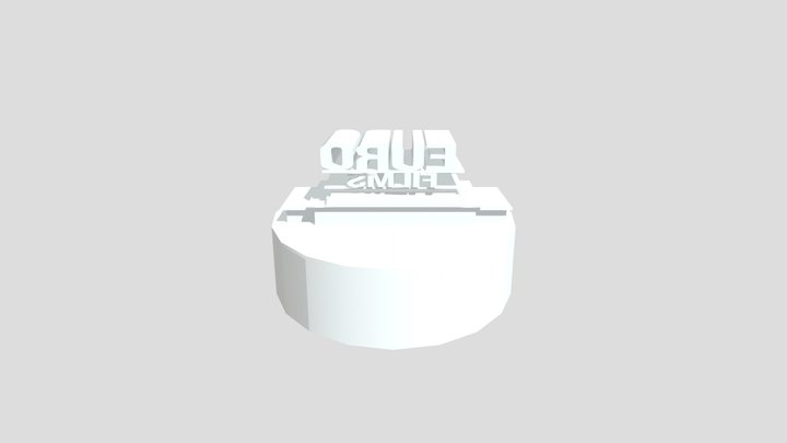 My euro films logo on prisma3d 3D Model