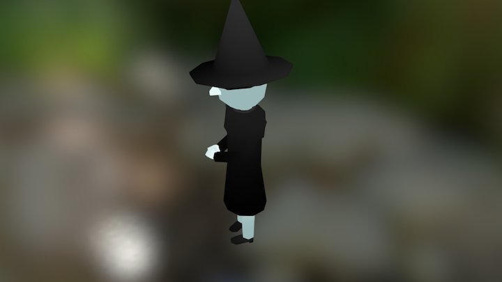 Witch NPC 3D Model