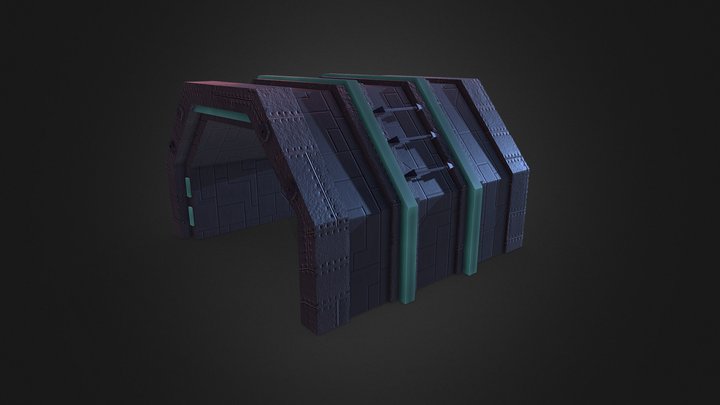 Spawn Tunnel - Lab Attack 3D Model