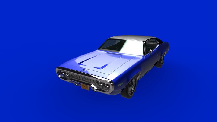 Plymouth GTX 3D Model