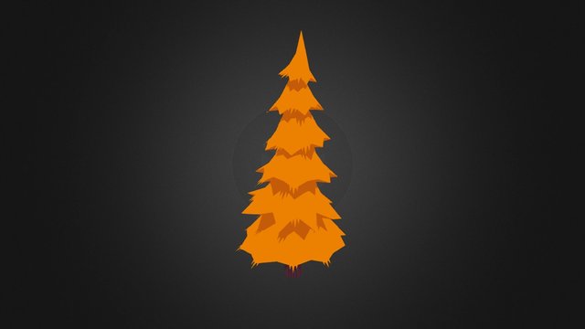 Toon Pine 3D Model