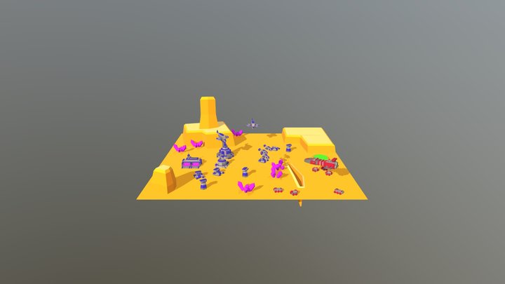 RTS Scene 3D Model