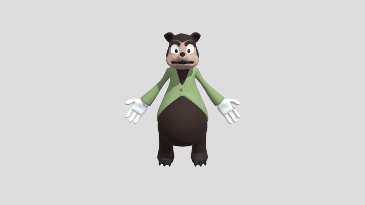 Spaghetbear 3D Model