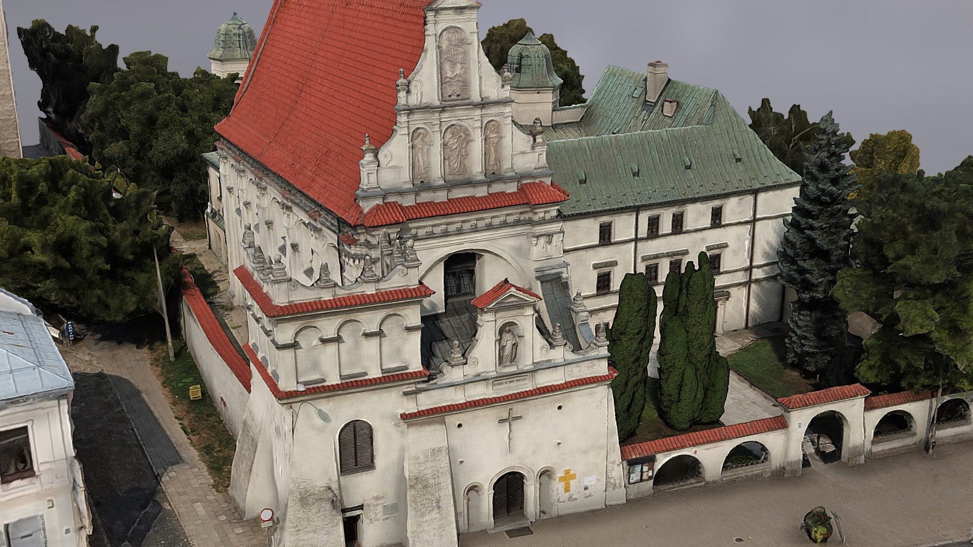 Kościół Karmelitów Lublin — Sketchfab embed 3D viewer