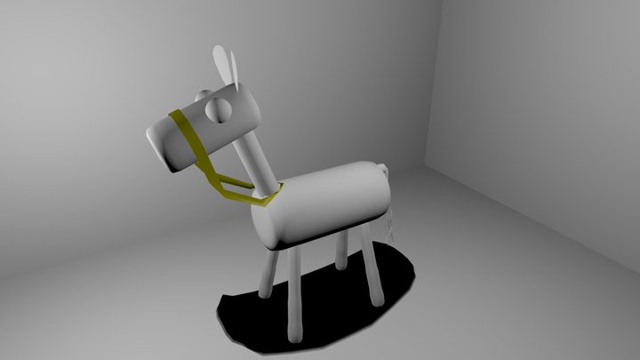 Hobby Horse Rocker 3D Model