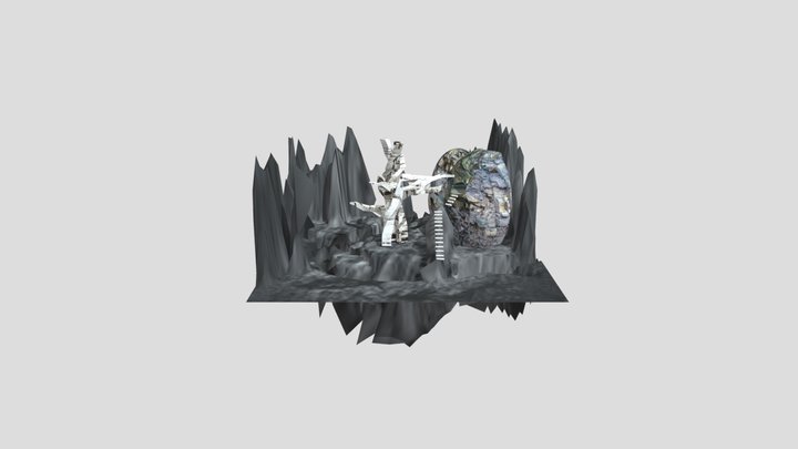 My cave environment 3D Model