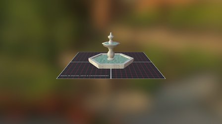 Prop_Fountain 3D Model