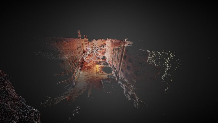 Vienna Graben at Christmas Time - Point Cloud 3D Model
