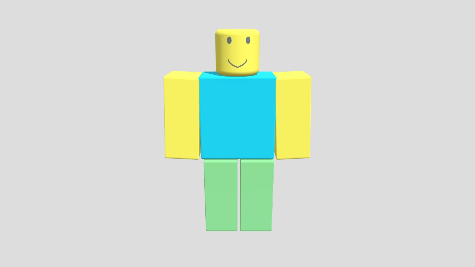 Noob for roblox free VR / AR / low-poly 3D model