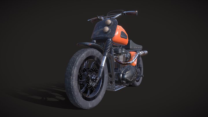 Motorcycle Triumph 3D Model