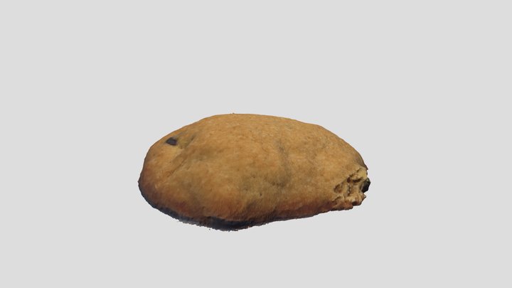 Chocolate Chip Cookie 3D Model