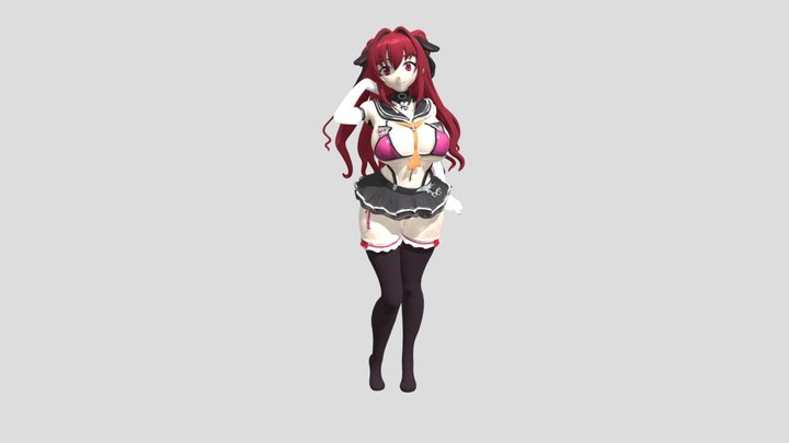 Midnight Nurase Mio 3D Model