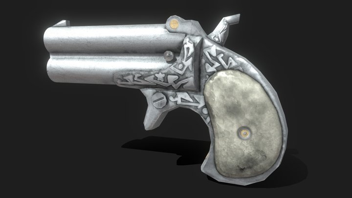 Gun For Game 3D Model