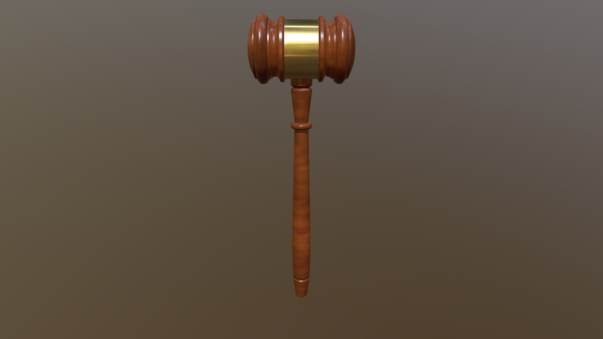 Gavel - Judge Hammer - 3d Model By 3dartz (@sagardeepu66) [b22195f 