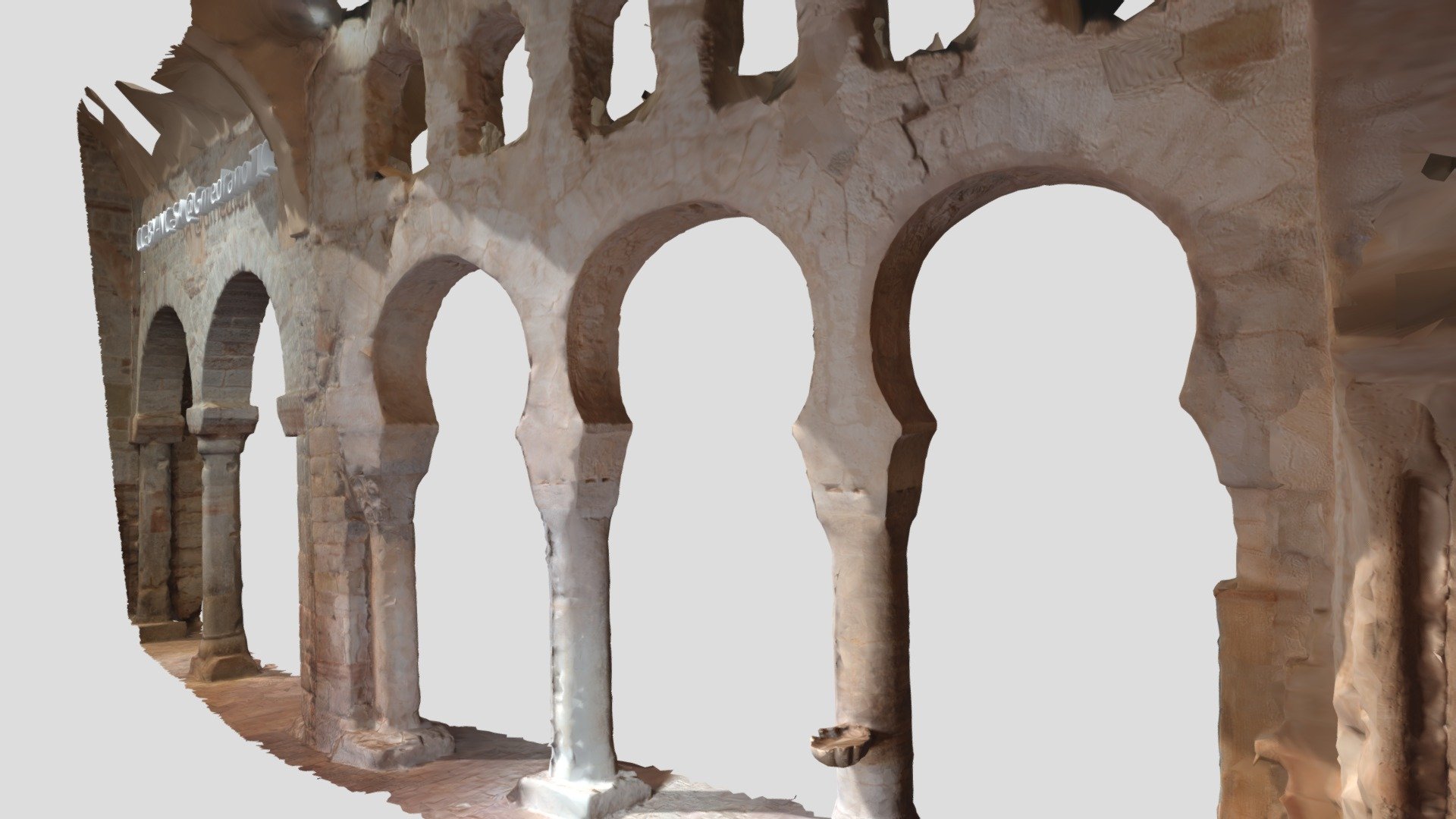 Arcos internos monasterio de Suso (La Rioja)